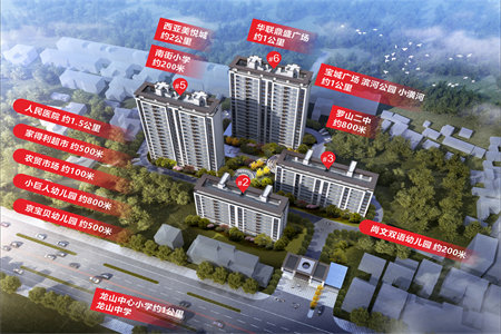 蓝润十年城2室1厅1卫58万67m2精装出售